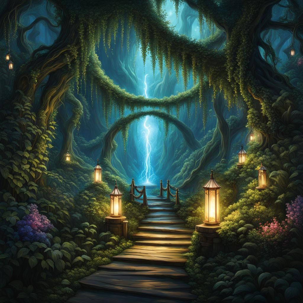 Enchanted Crystal Forge Discovery in Celestial Style