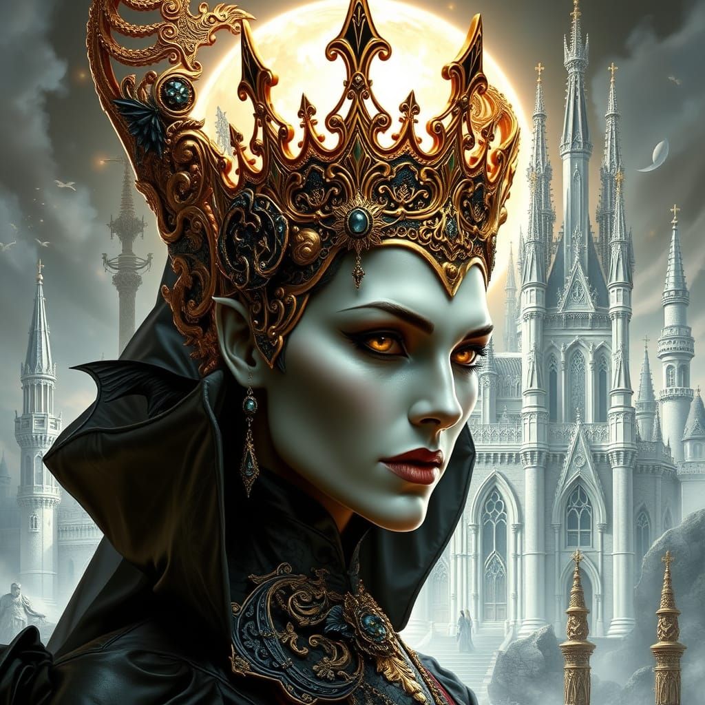Evil Queen Reigns Supreme in Majestic Fantasy Kingdom