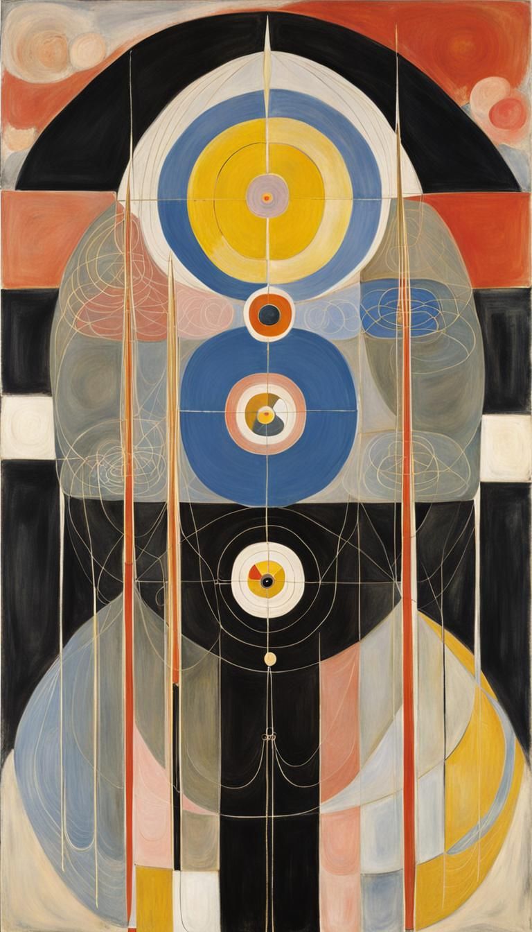 Abstract Expression of Fear: Spiritual Art