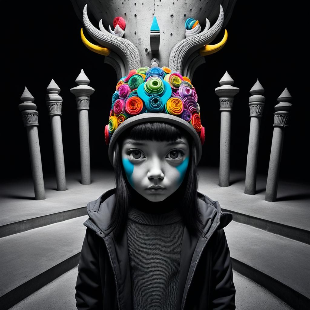 Colorful Sanity Emerges from Gray Concrete World