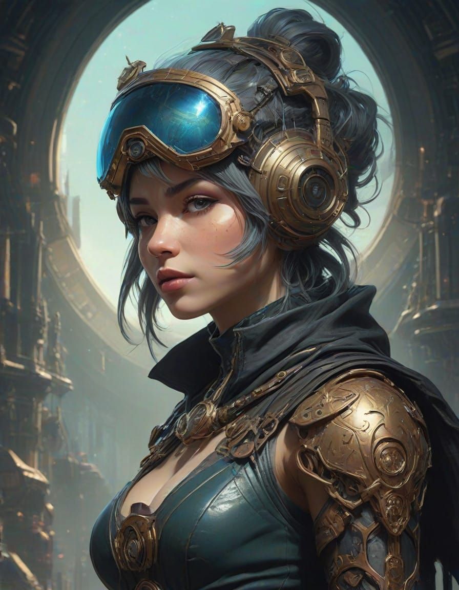 🚀✨🌕 Futurepunk Elfpunk Magicpunk, Aleksi Briclot, Moebius, Alphonse Mucha