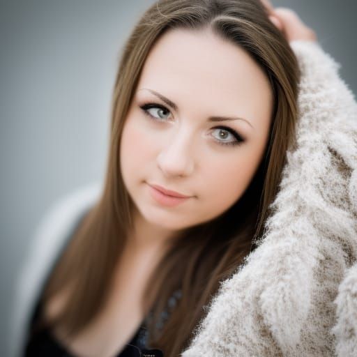 Professional Portrait with Bokeh and Natural Lighting