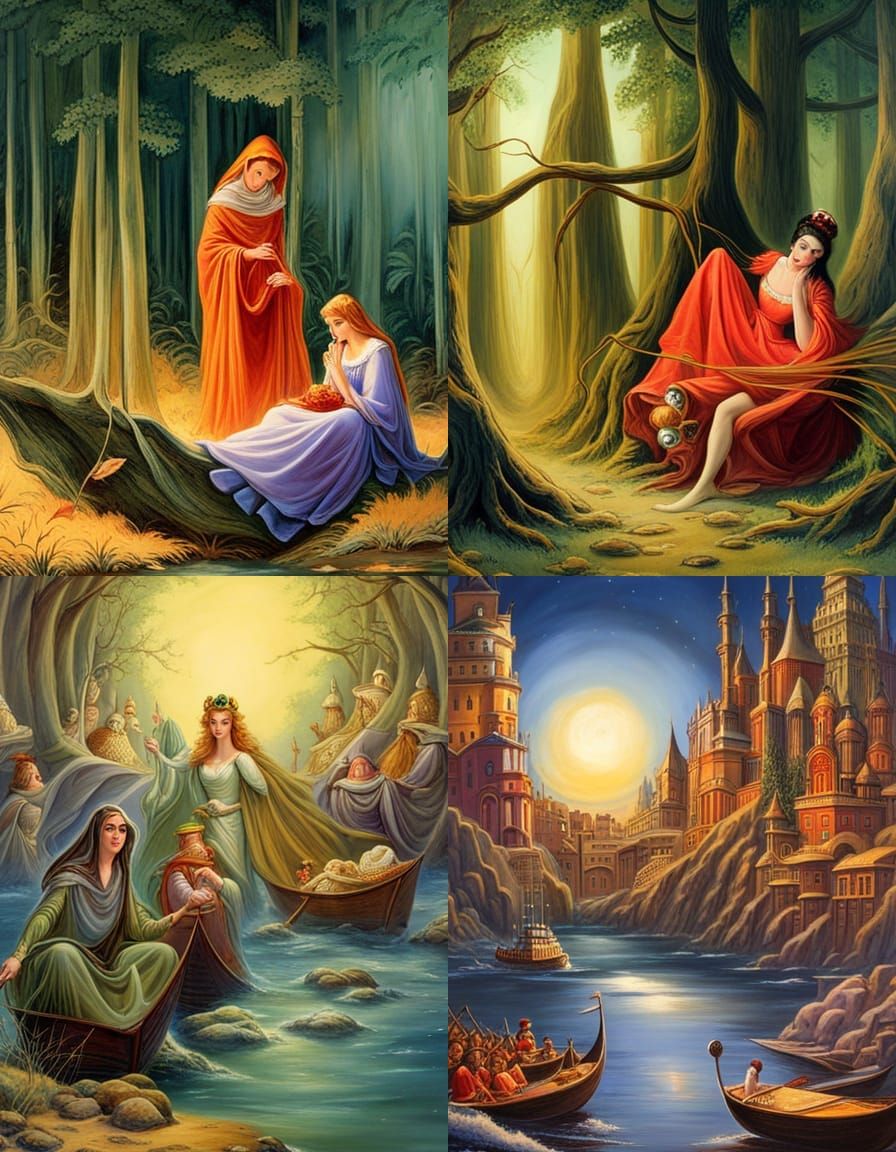 Ethereal Landscape in Gilbert Williams Style