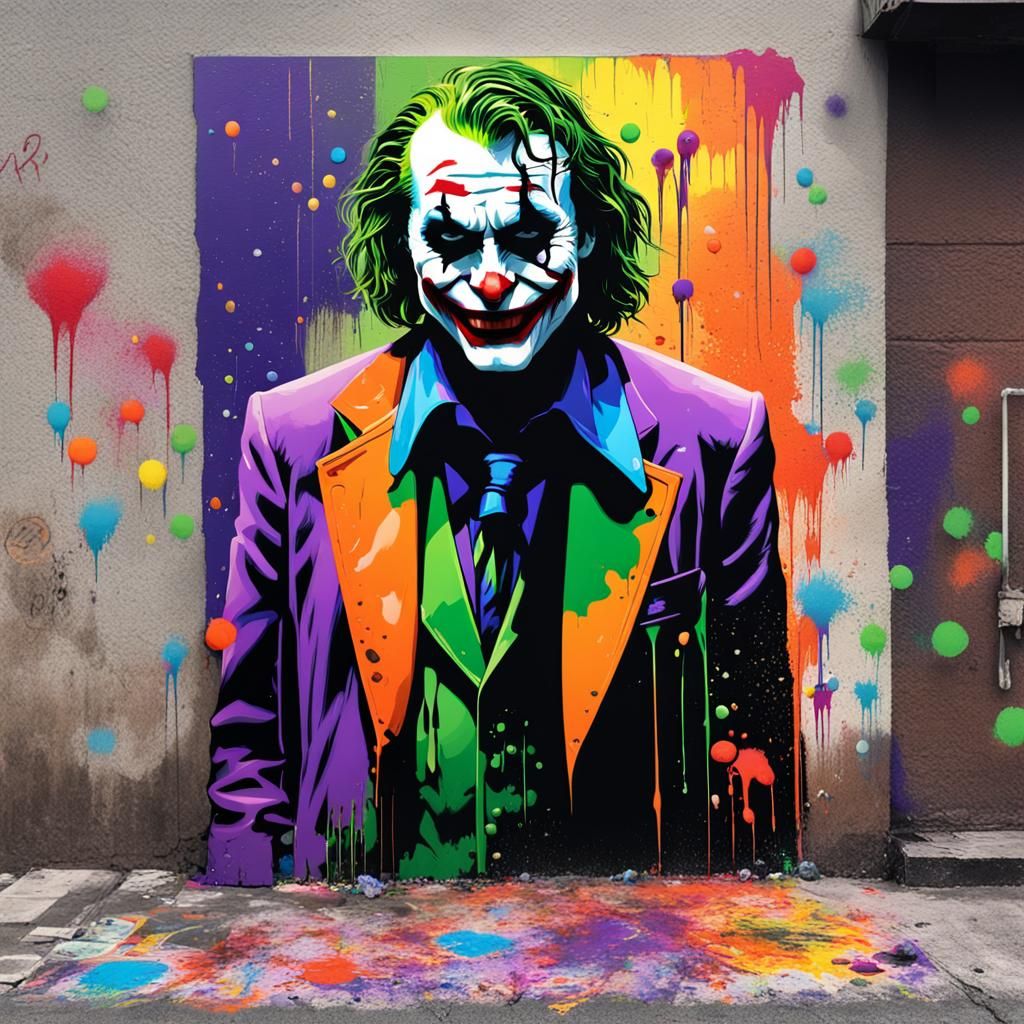 Joker 2019: Graffiti Art in Polychromatic Style
