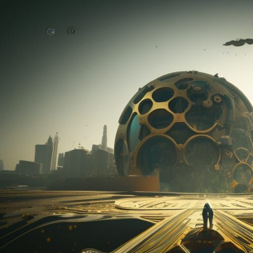 Earth's Revival: Nature's Futuristic Harmony