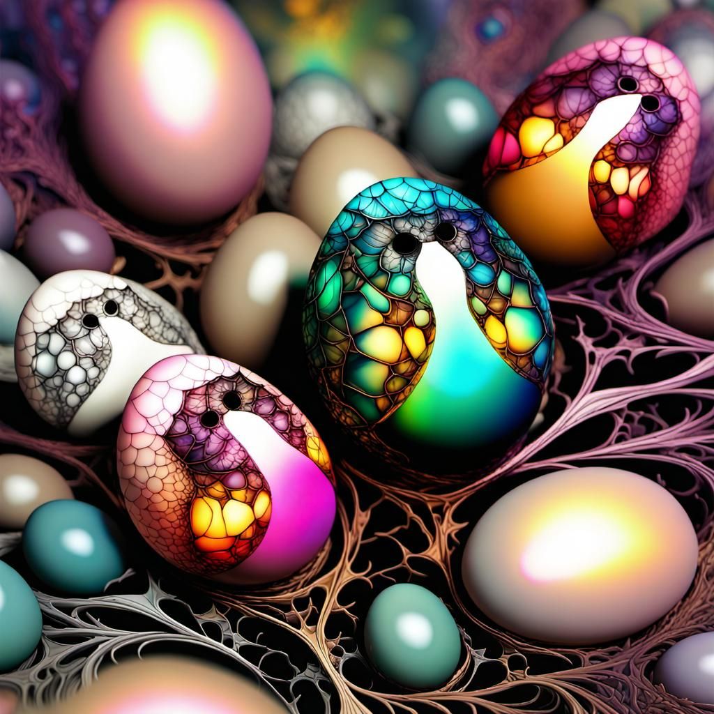 Bizarre Alien Bird Hybrids Hatch From Spectral Eggs