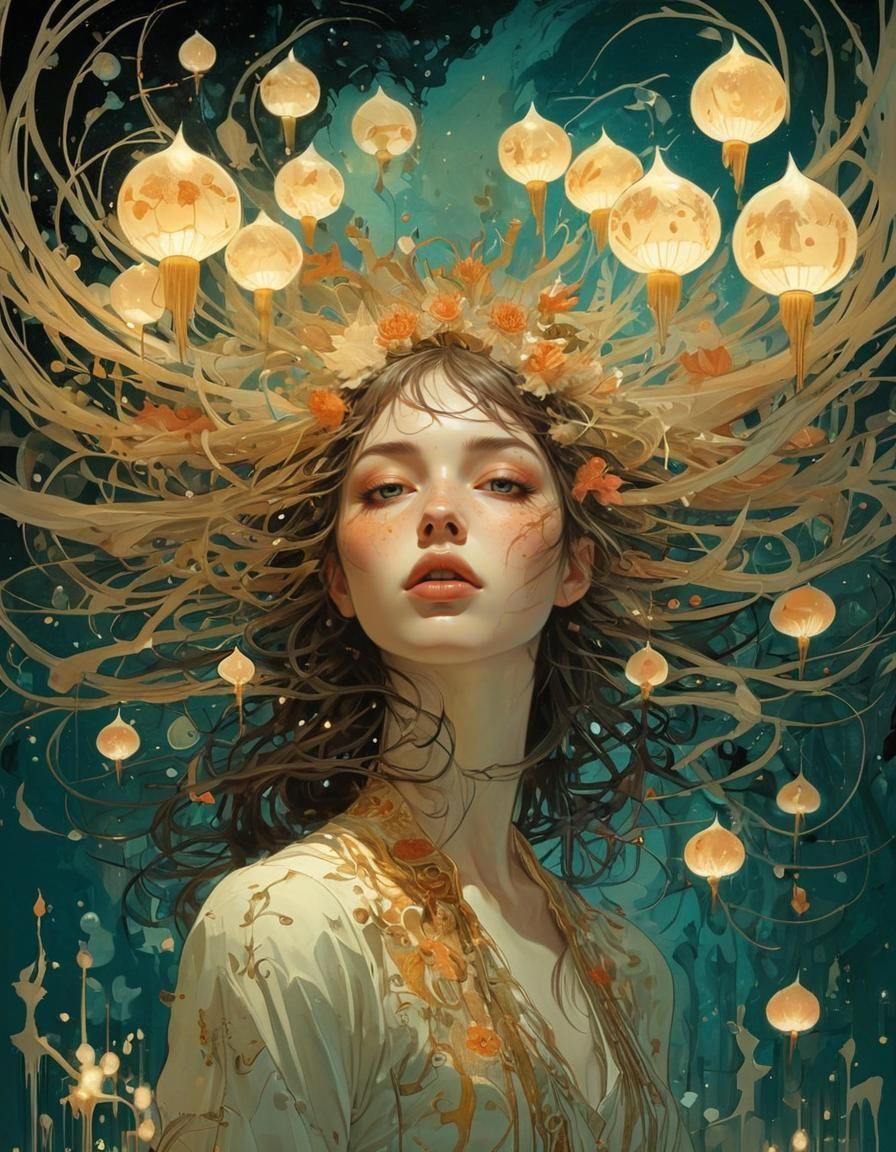 Dream Captured: Hyperdetailed Digital Illustration