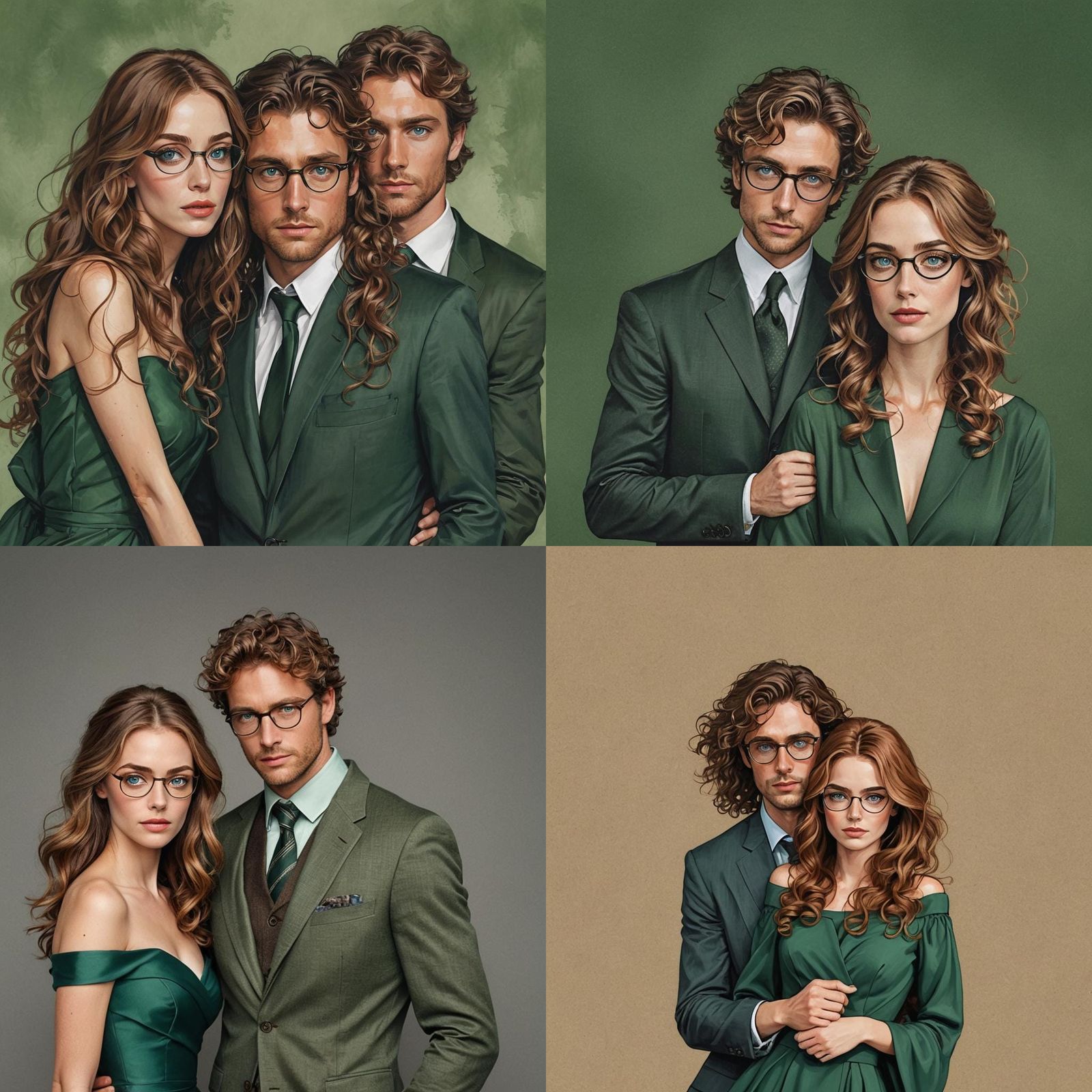 Romantic Couple Portrait with Breathtaking Scenery