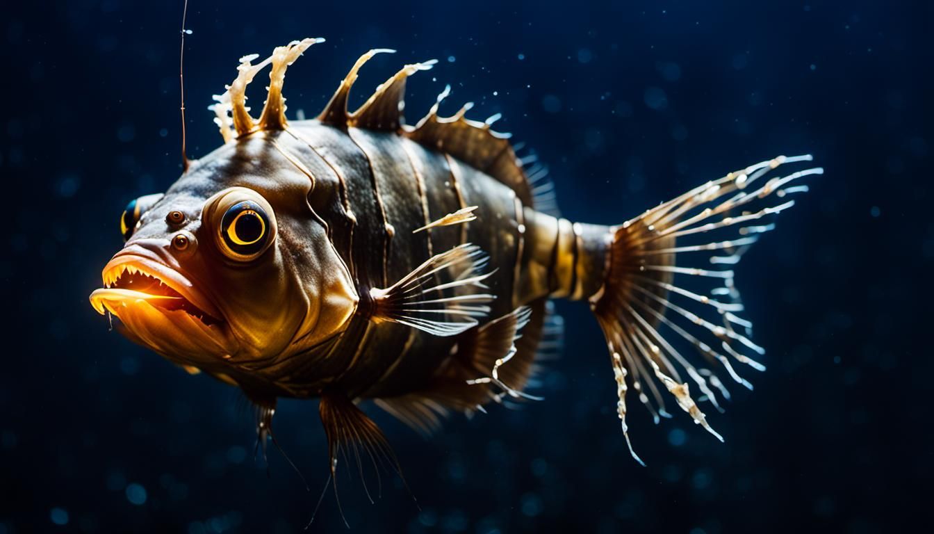 Deep Sea Anglerfish in Natural Lighting