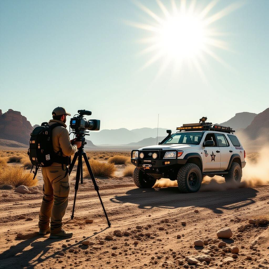 Dramatic Moon Sickness Cinematic Film Still