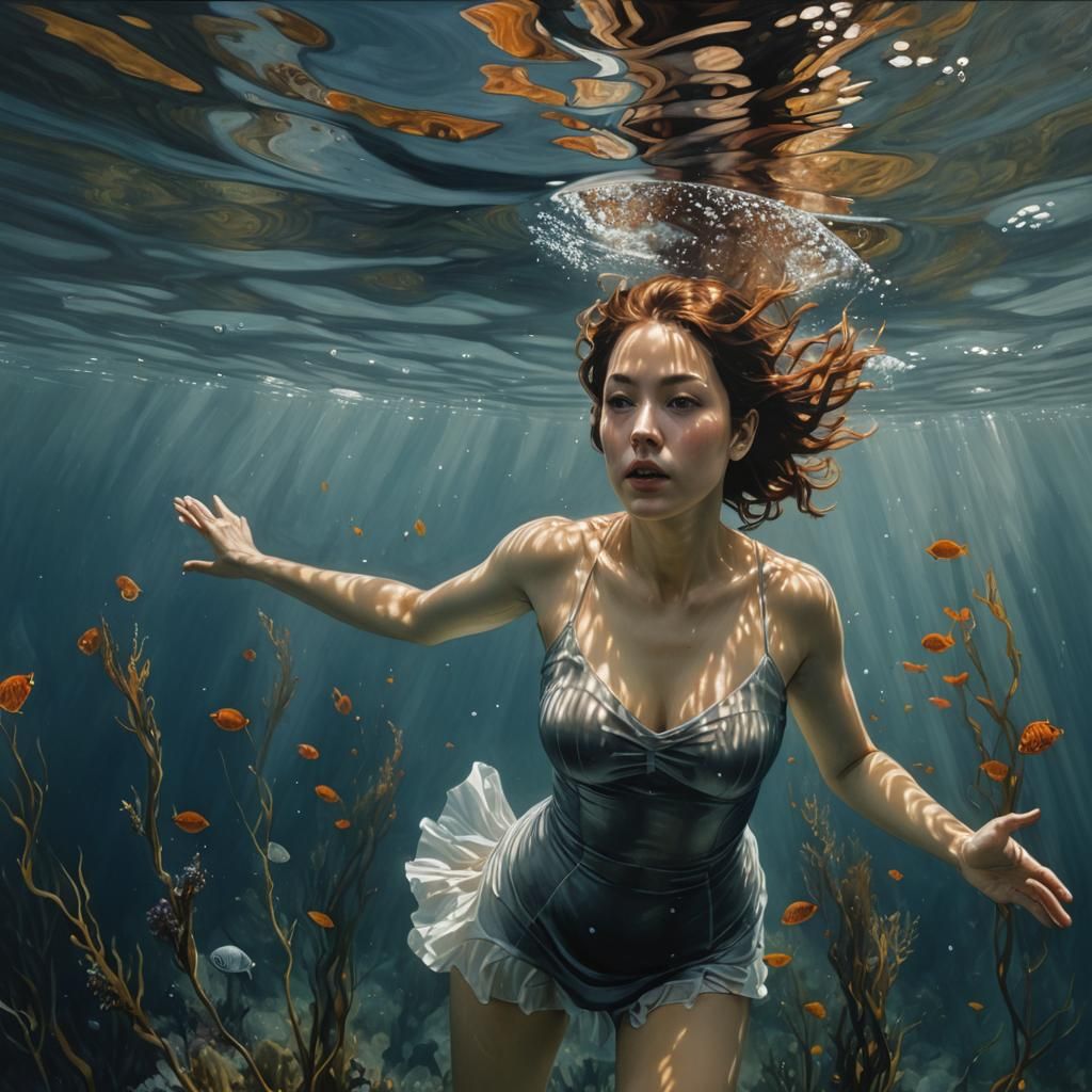 Underwater Abyssal Marvels in Photorealistic Style