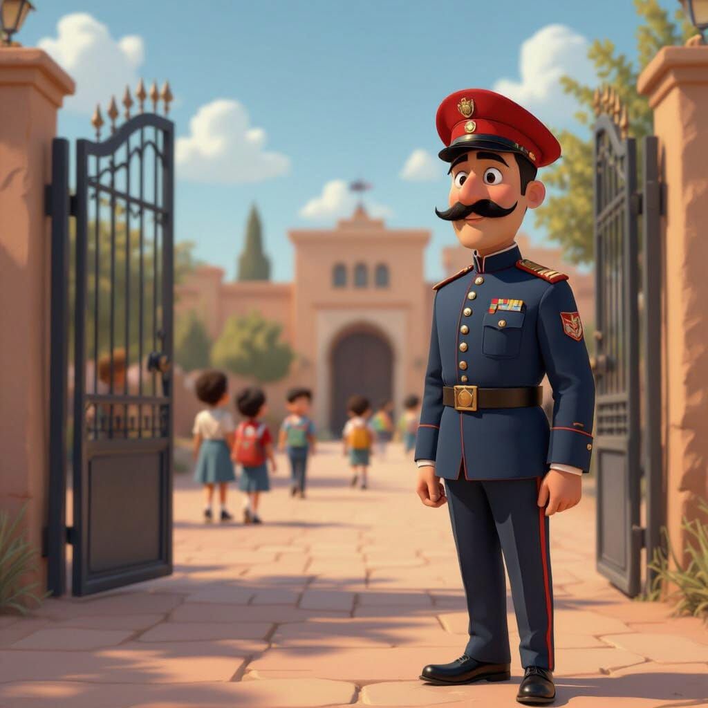 Moroccan Characters in 3D Disney Pixar Style