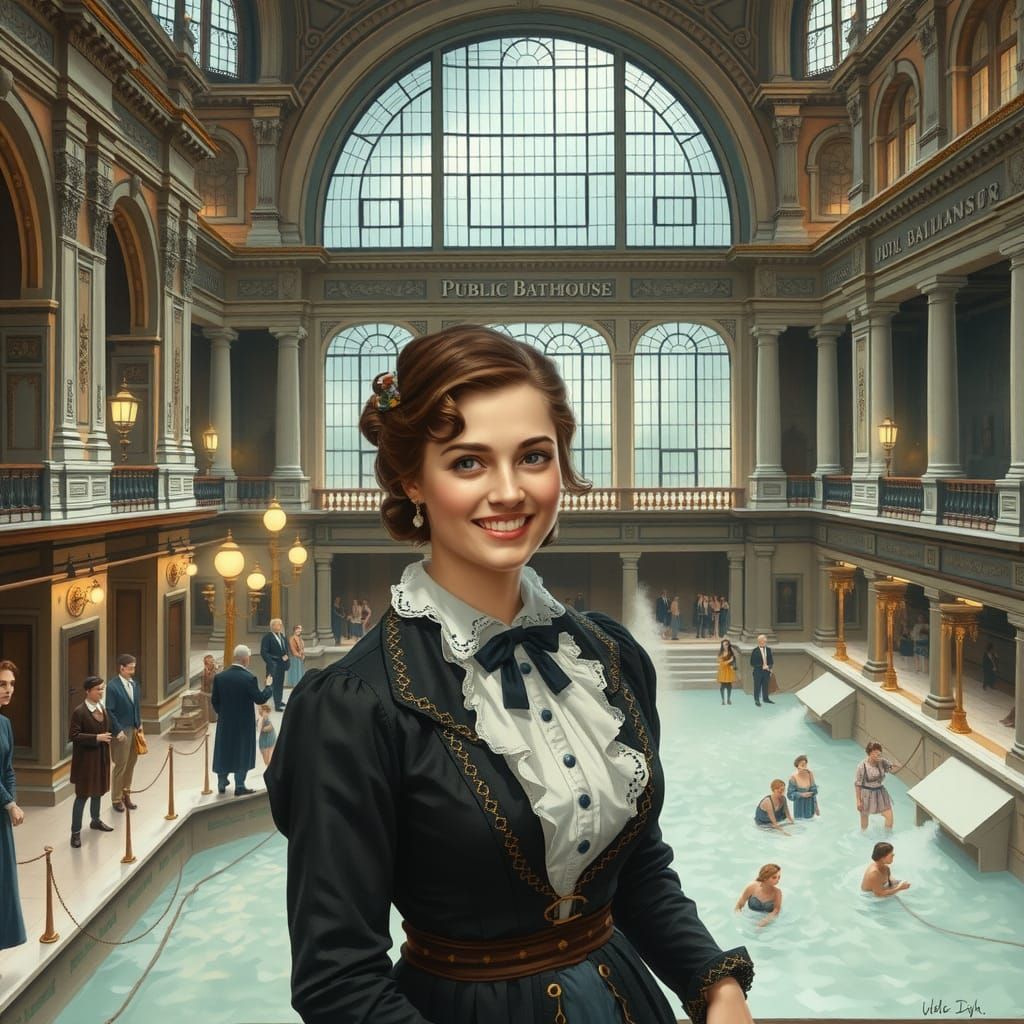 Hoegate Royal Union Street Baths and Wash Houses opened in 1...