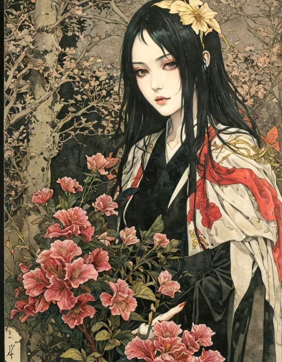 Lelouch Lamperouge Portrait in Misty Graveyard