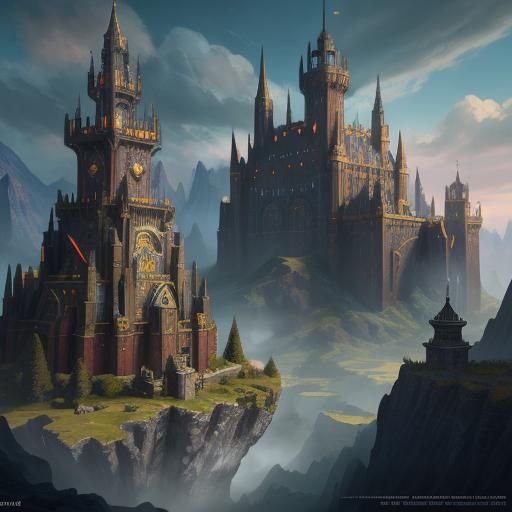 Fantastical Nested Tokens in Detailed Matte Painting