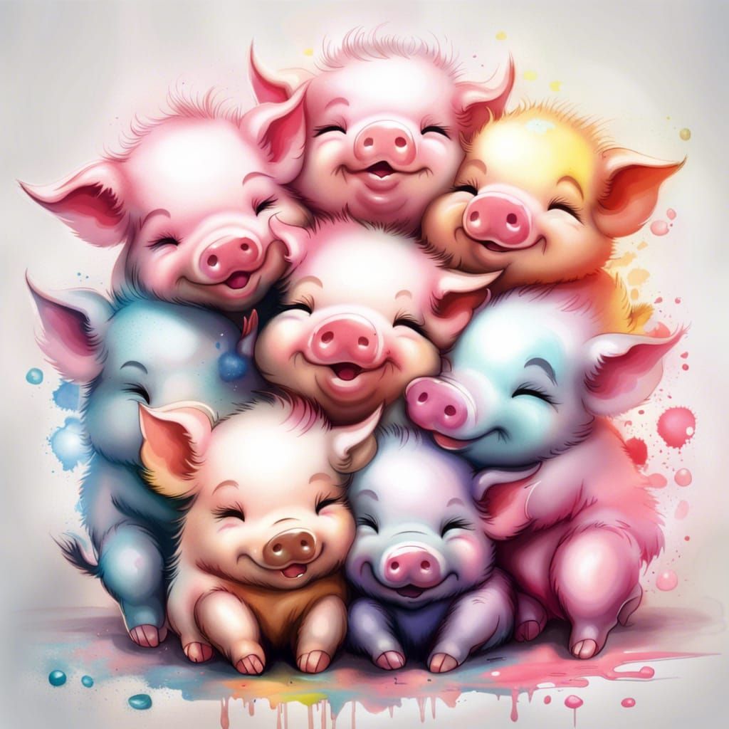 Piglet Pile
