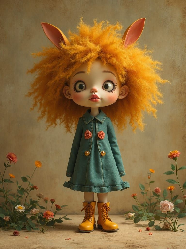 Dressed by Oskar Schlemmer Hair by Dr Seuss