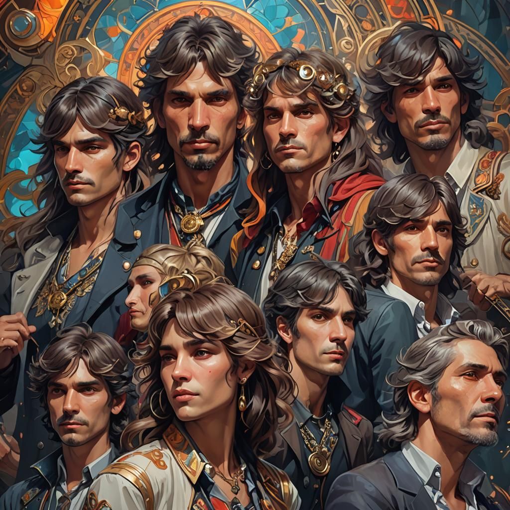 A rock and roll band