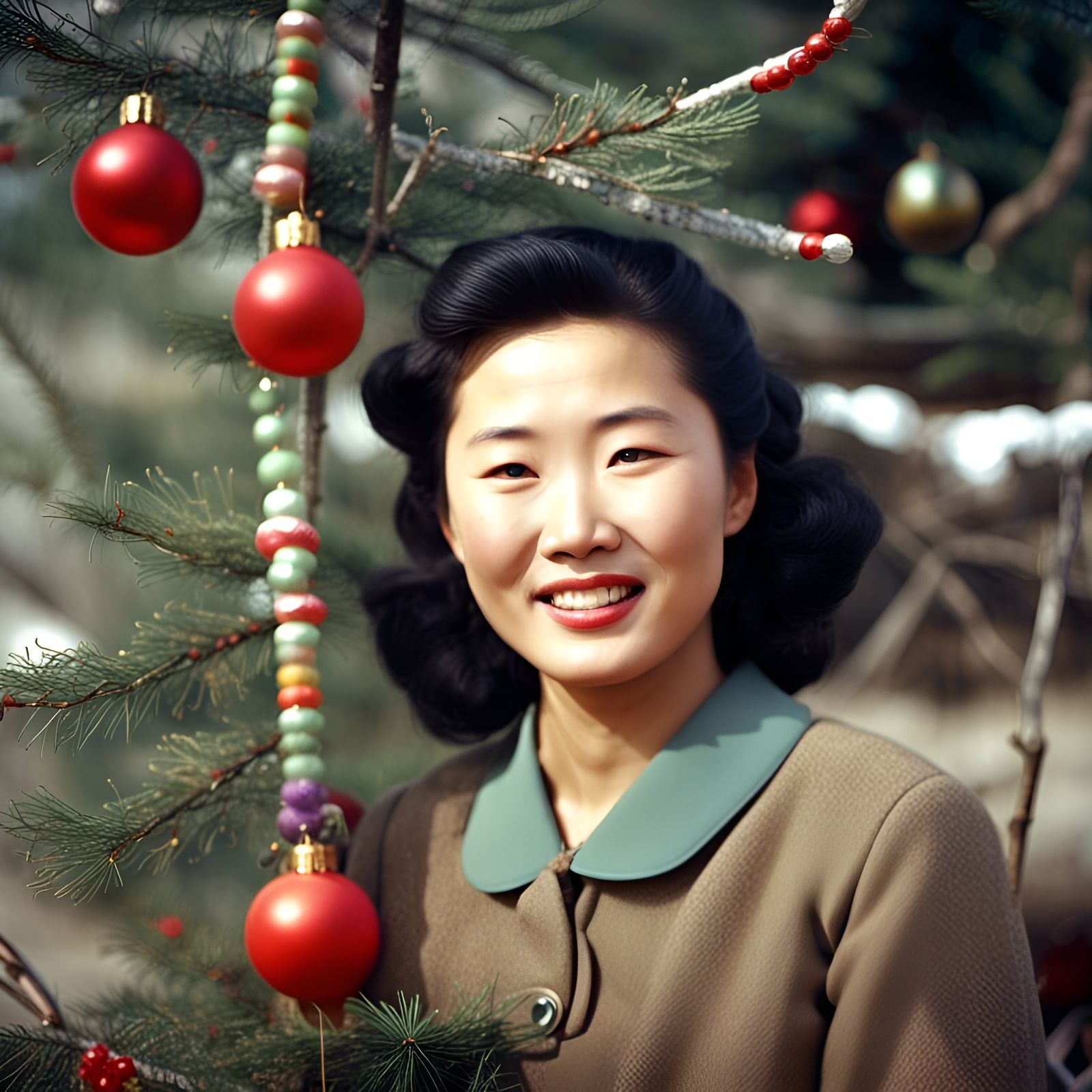 A Christmas Card from 1950's North Korea