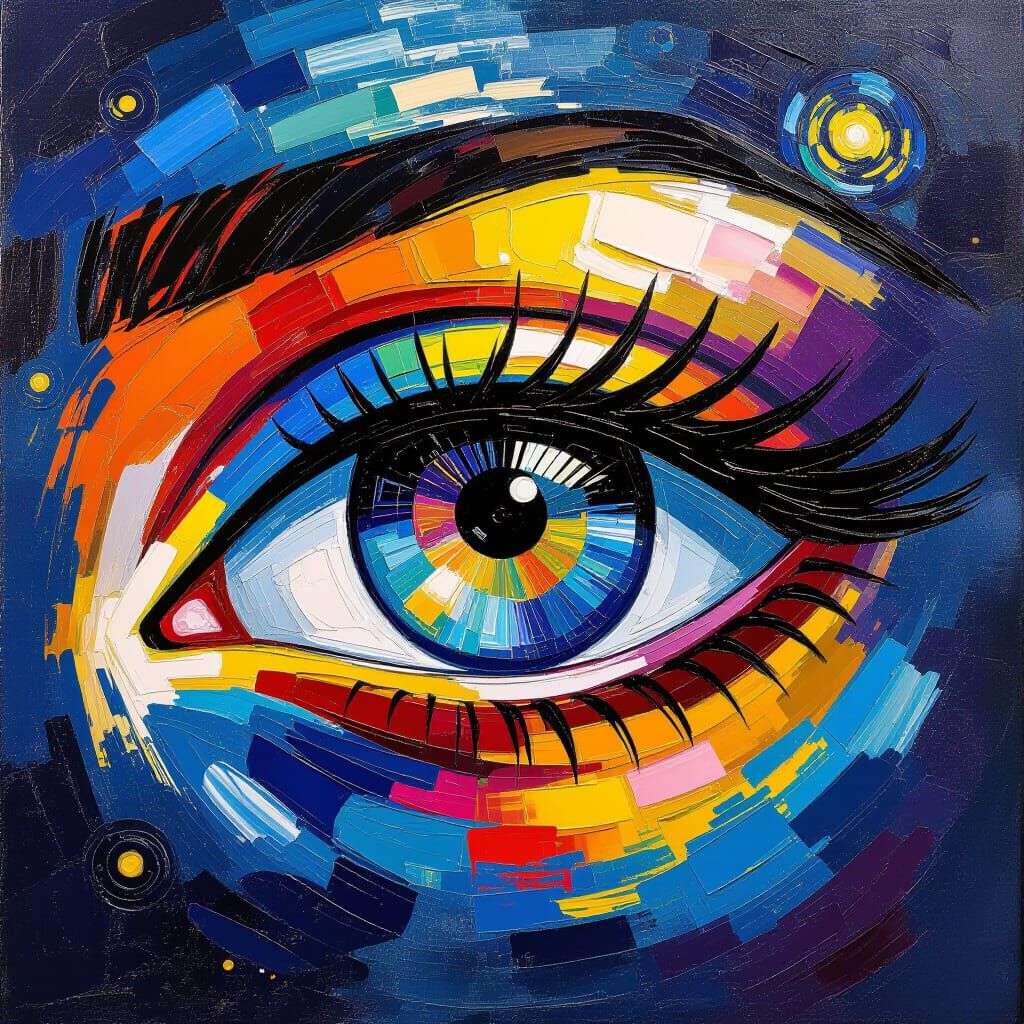 Cosmic Third Eye of Swirling Nebulae and Stardust