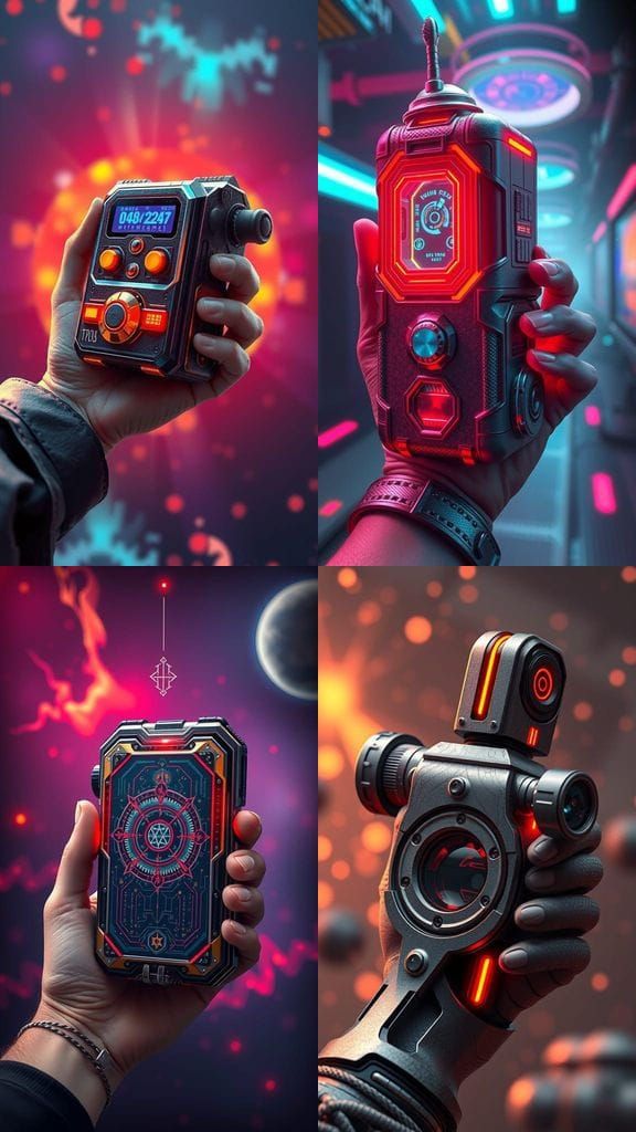 Epic Futuristic Device Revealed in Detailed Fantasy Art