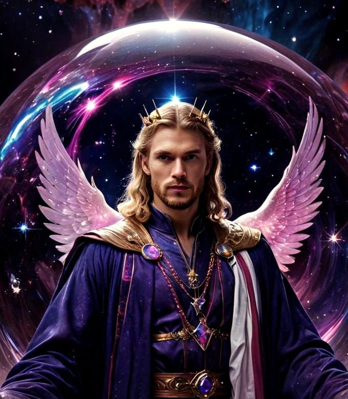 Atlantis King: Epic Album Cover in Hyperrealism