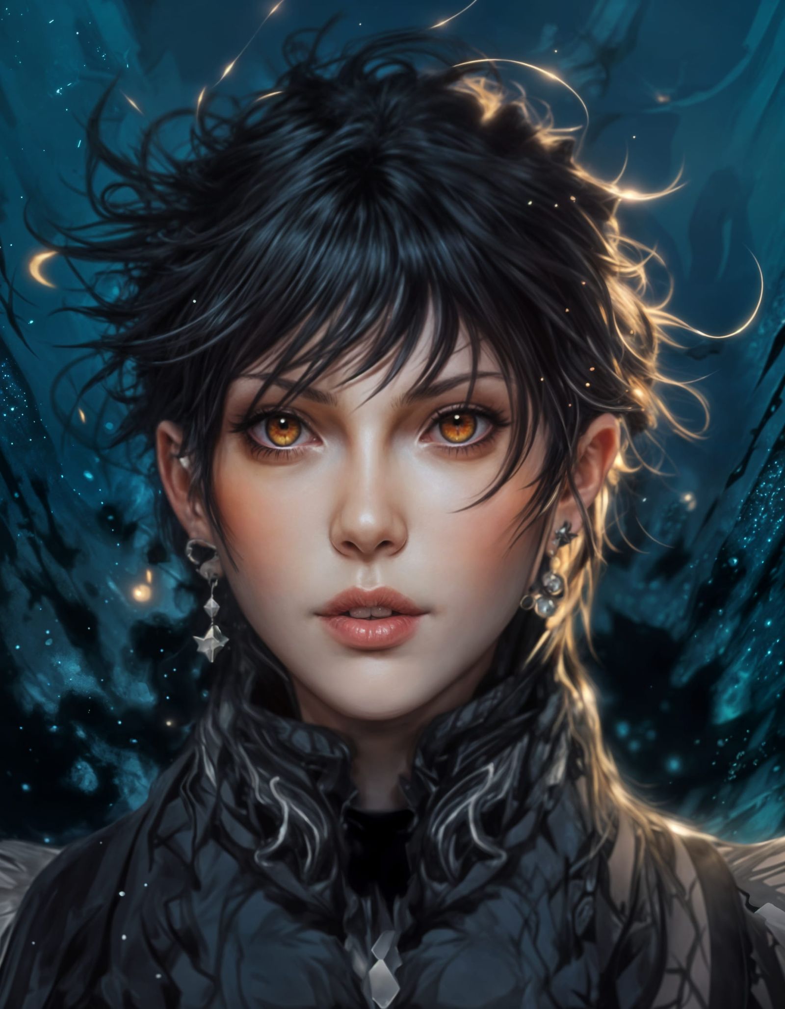 A RetroFuturistic Female Version of "Sin" Character from Rom...