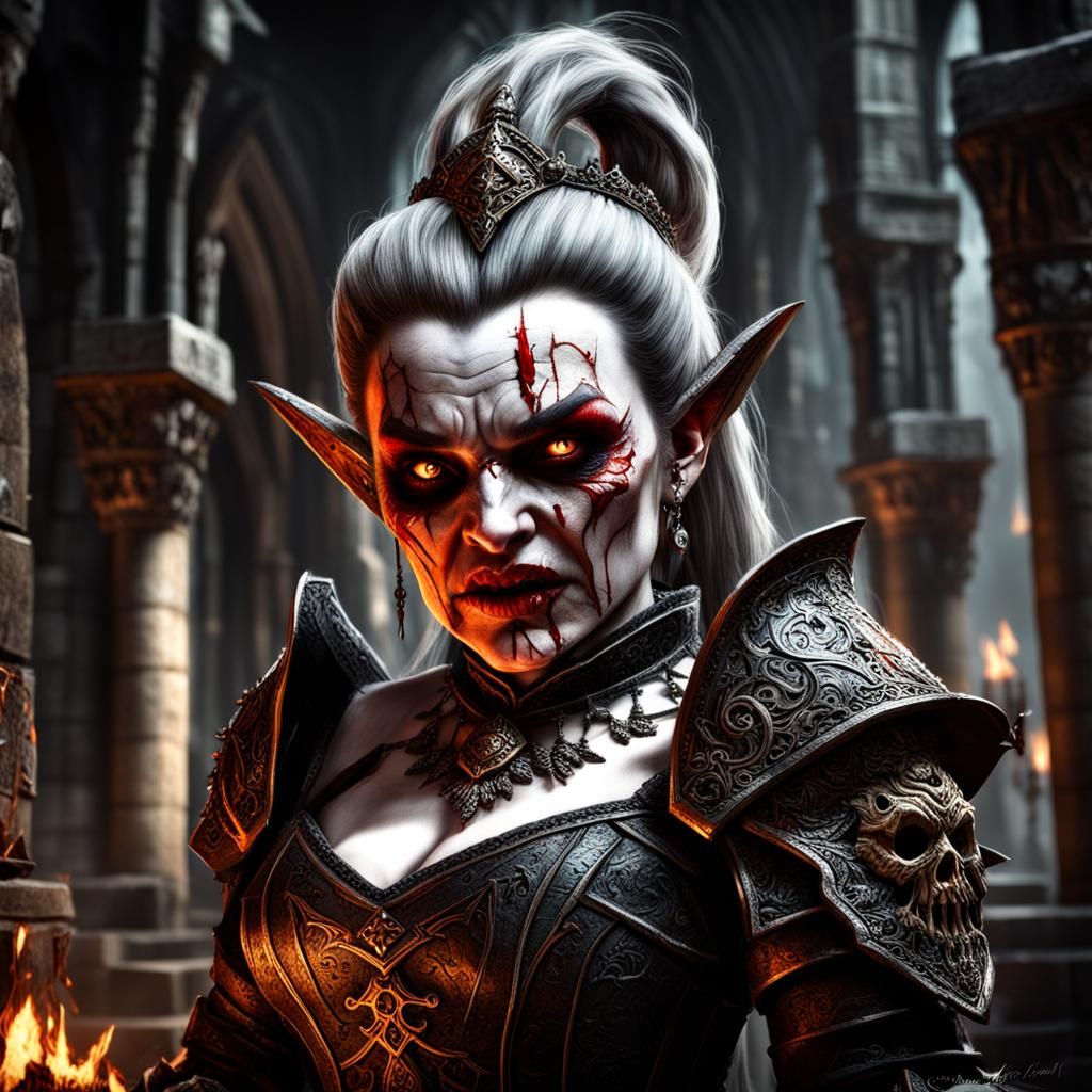 Vampire Dwarf Demon Slayer in Daylight Battle