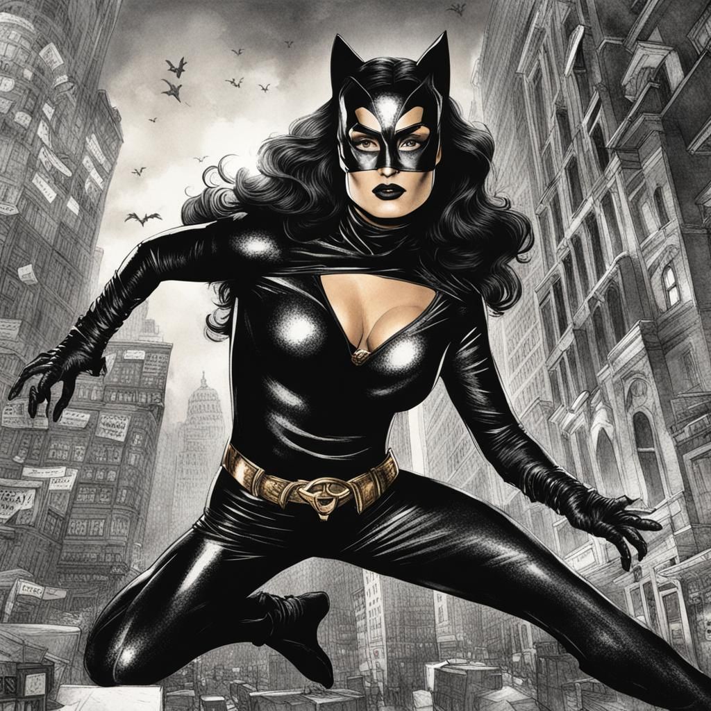 Salma Hayek as  cat woman