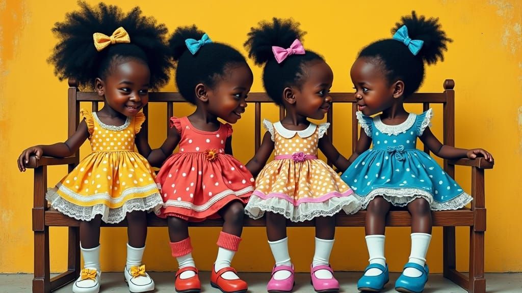 Pop Art: Mischief and Innocence in Frilly Dresses