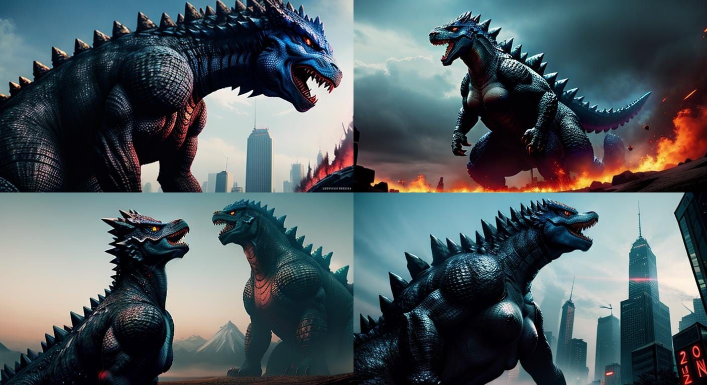 Anthro Female Godzilla