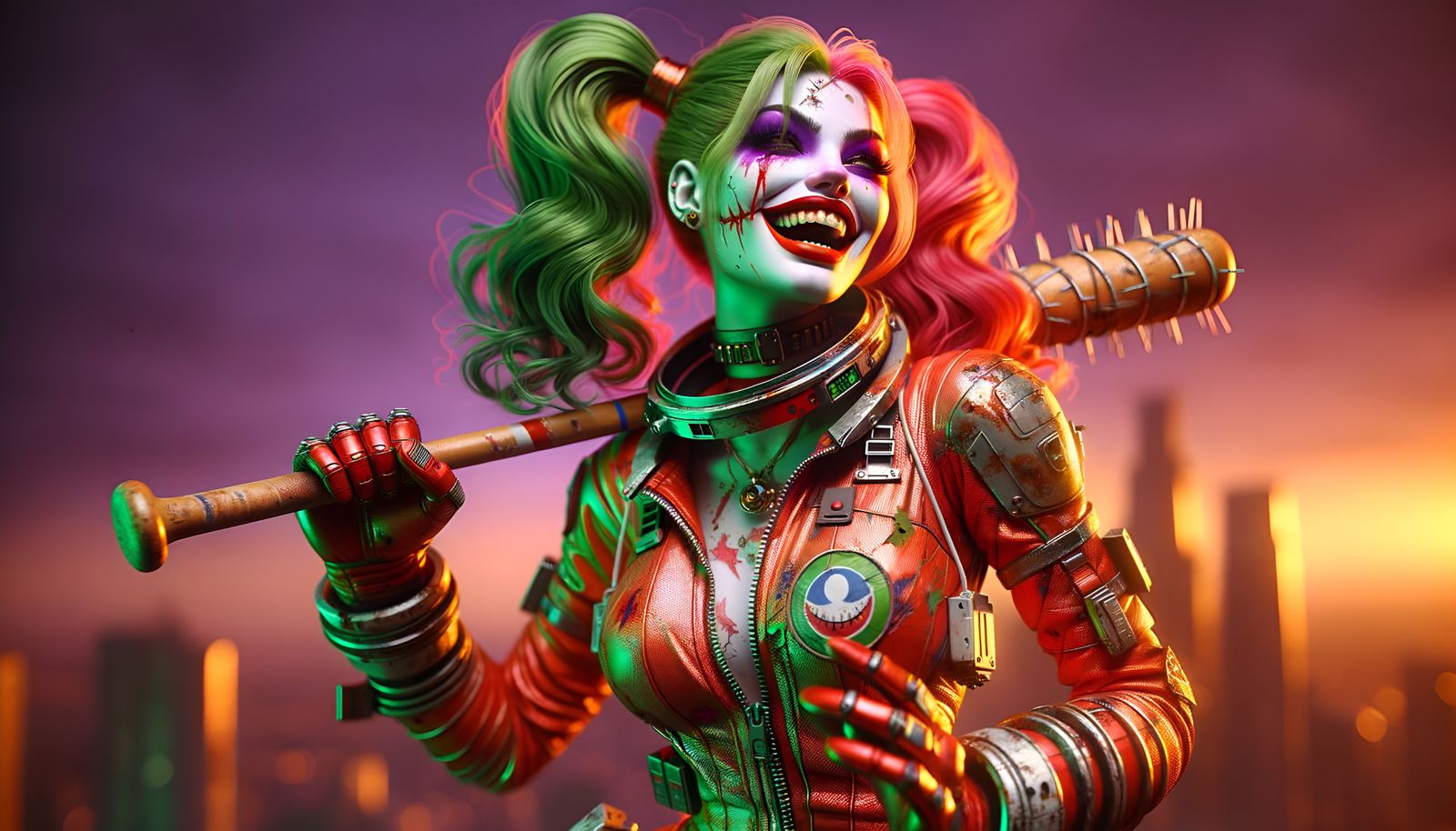 Astronaut Comic Heroine in Post-Apocalyptic LA