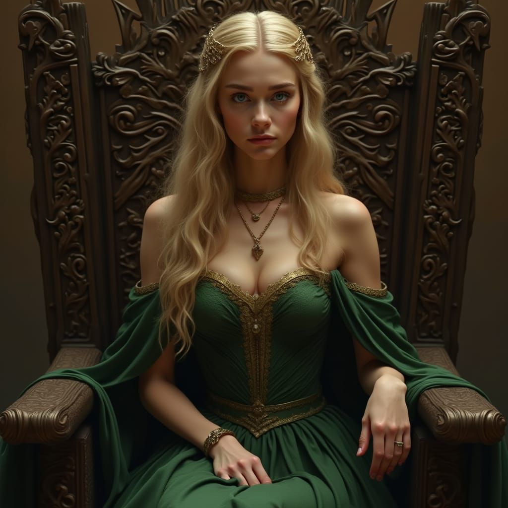 Cersei Lannister in Art Nouveau Style