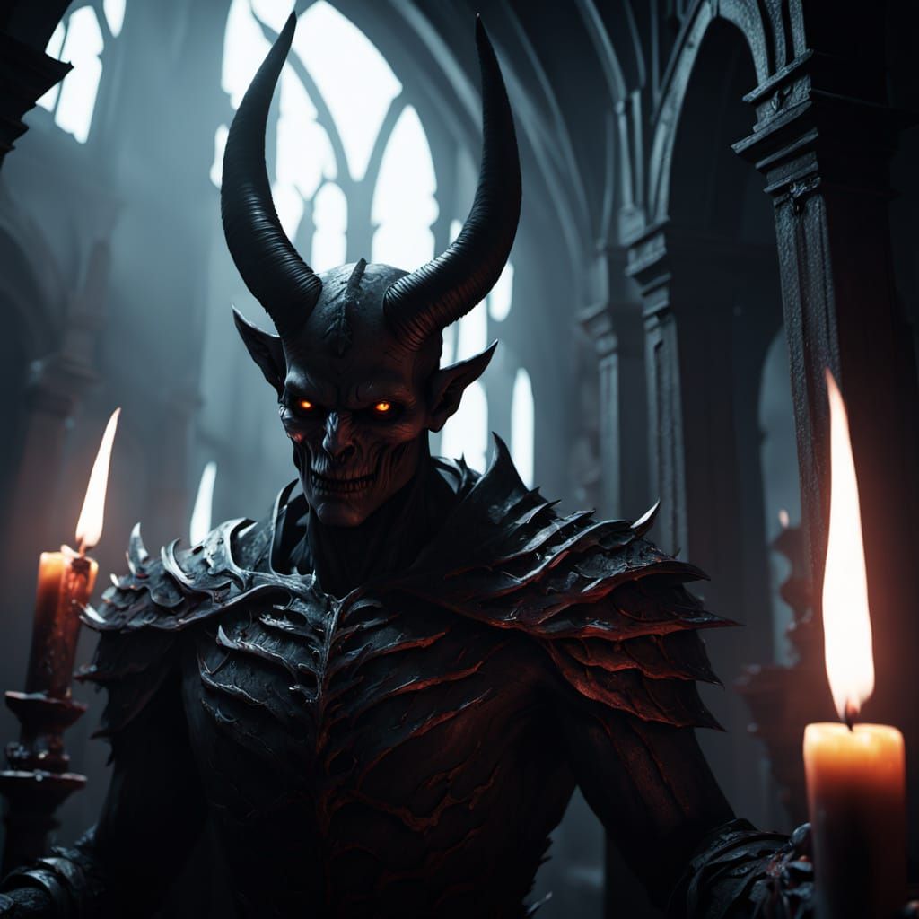 Gothic Dark Fantasy Shadow Emerges in Vivid Neon Colors