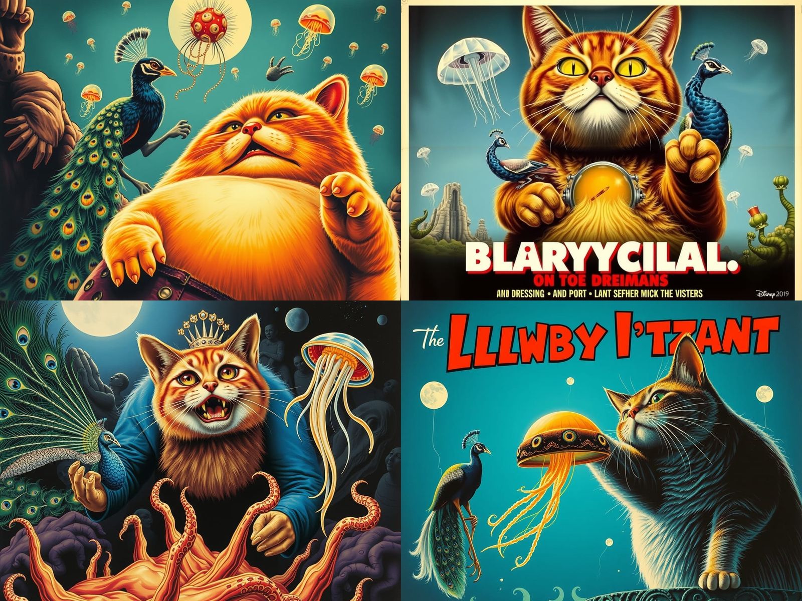 1960s Movie Poster: Blubbery Hybrid Creature