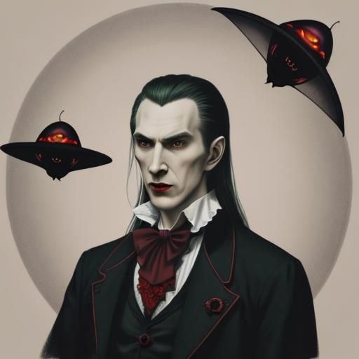 Dracula's Close Encounter: UFOs and Aliens