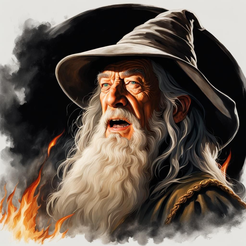 Gandalf on the Bridge of Khazad-dûm