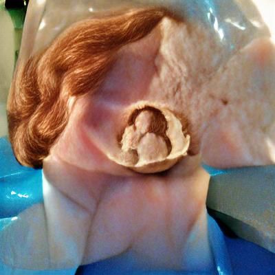 Surreal Kiosk Shaped Like Rosalynn Carter