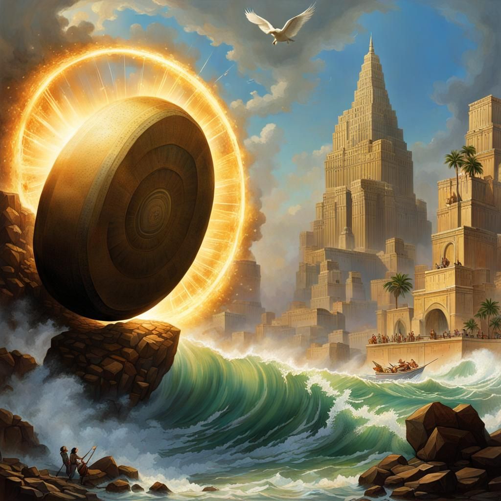 Mighty Angel Destroys Babylon