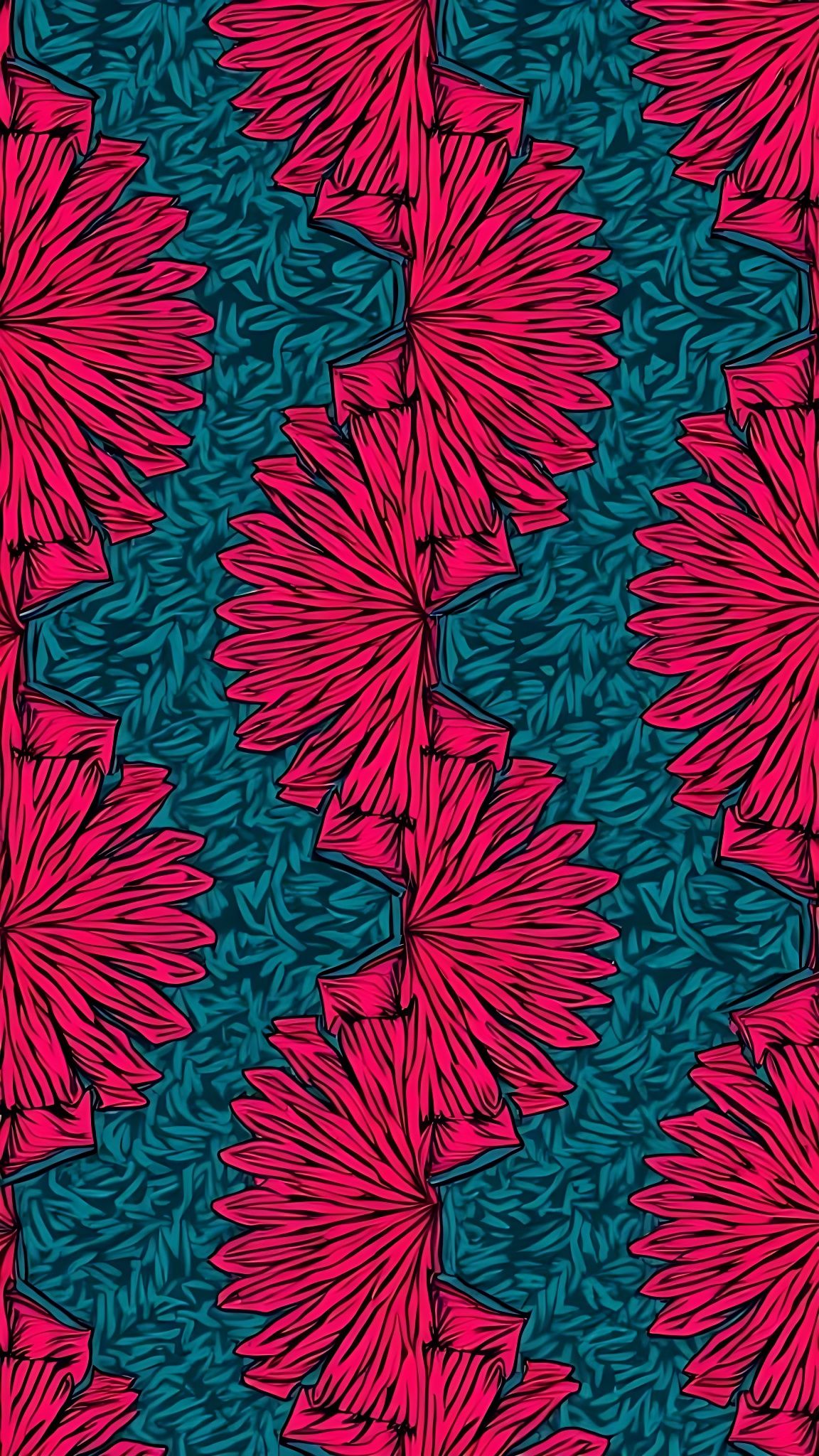 Surreal Tetradimensional Patterns