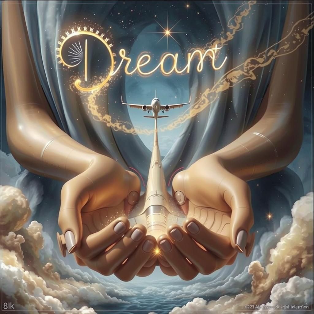 Futuristic Airliner Soaring Through Vortex at Sunset