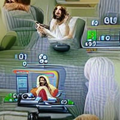 Jesus Enjoys Video Games: An AI Vision