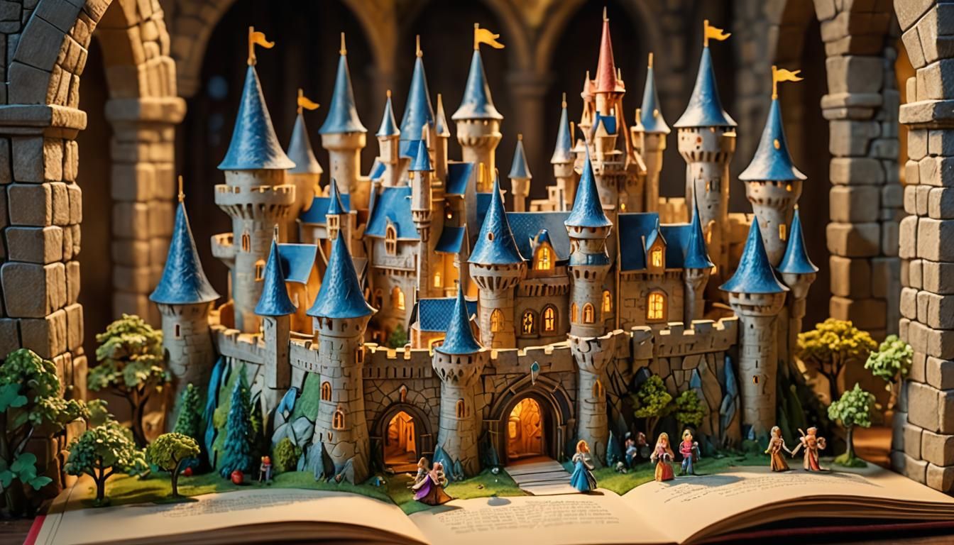 Hyper-Realistic Fairy Tale Pop-Up Book Art