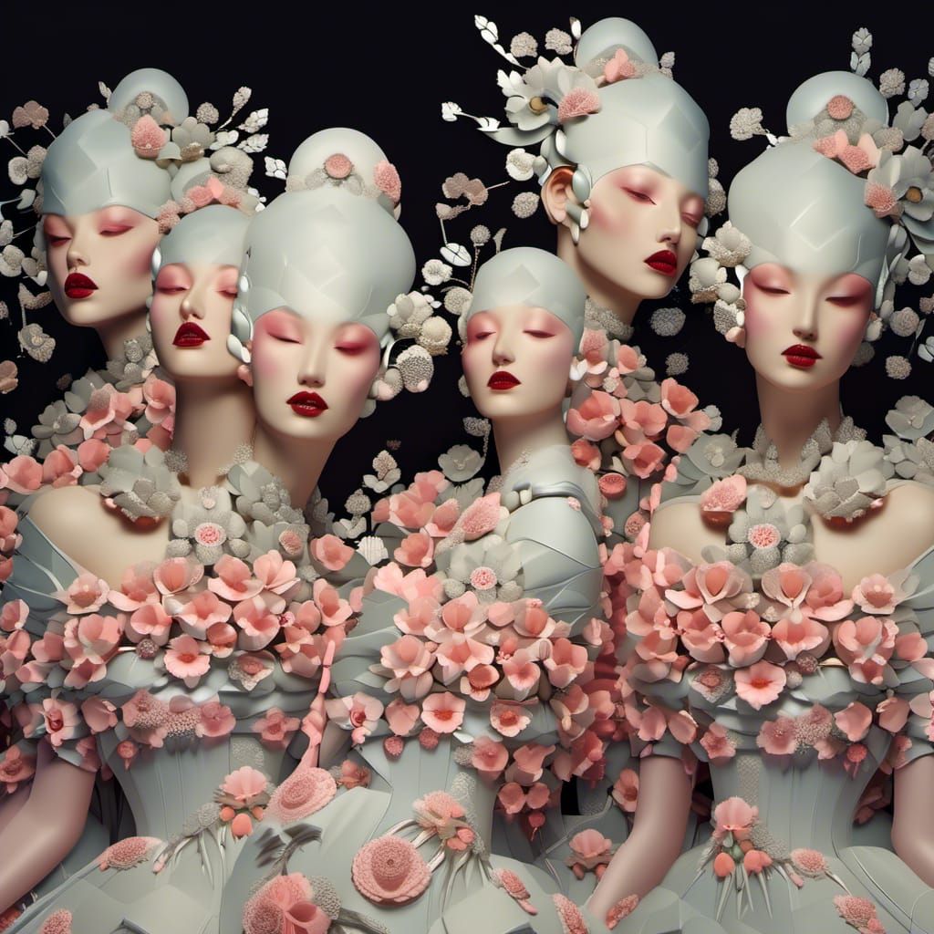 Surreal New Year's Dreamscape in Colorful Ink