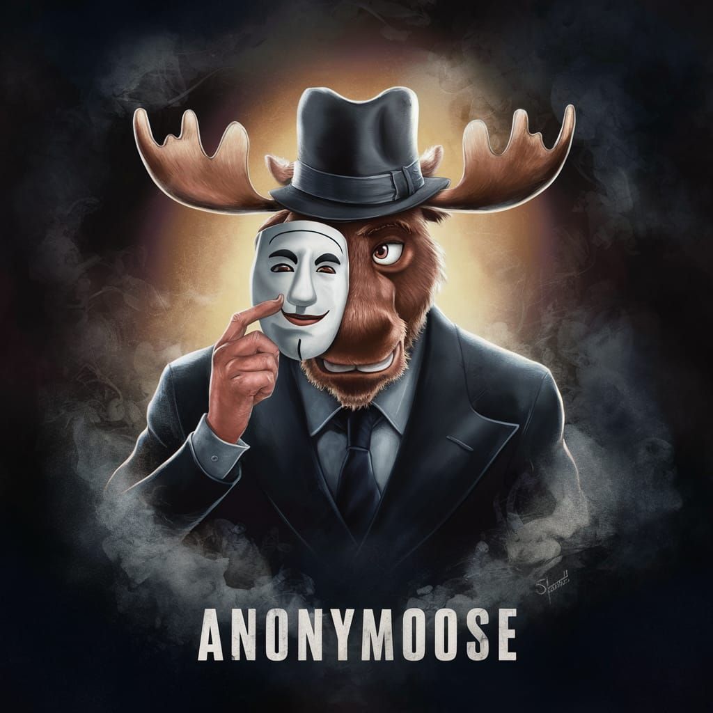 Anonymoose: A Mysterious Animated Film Poster