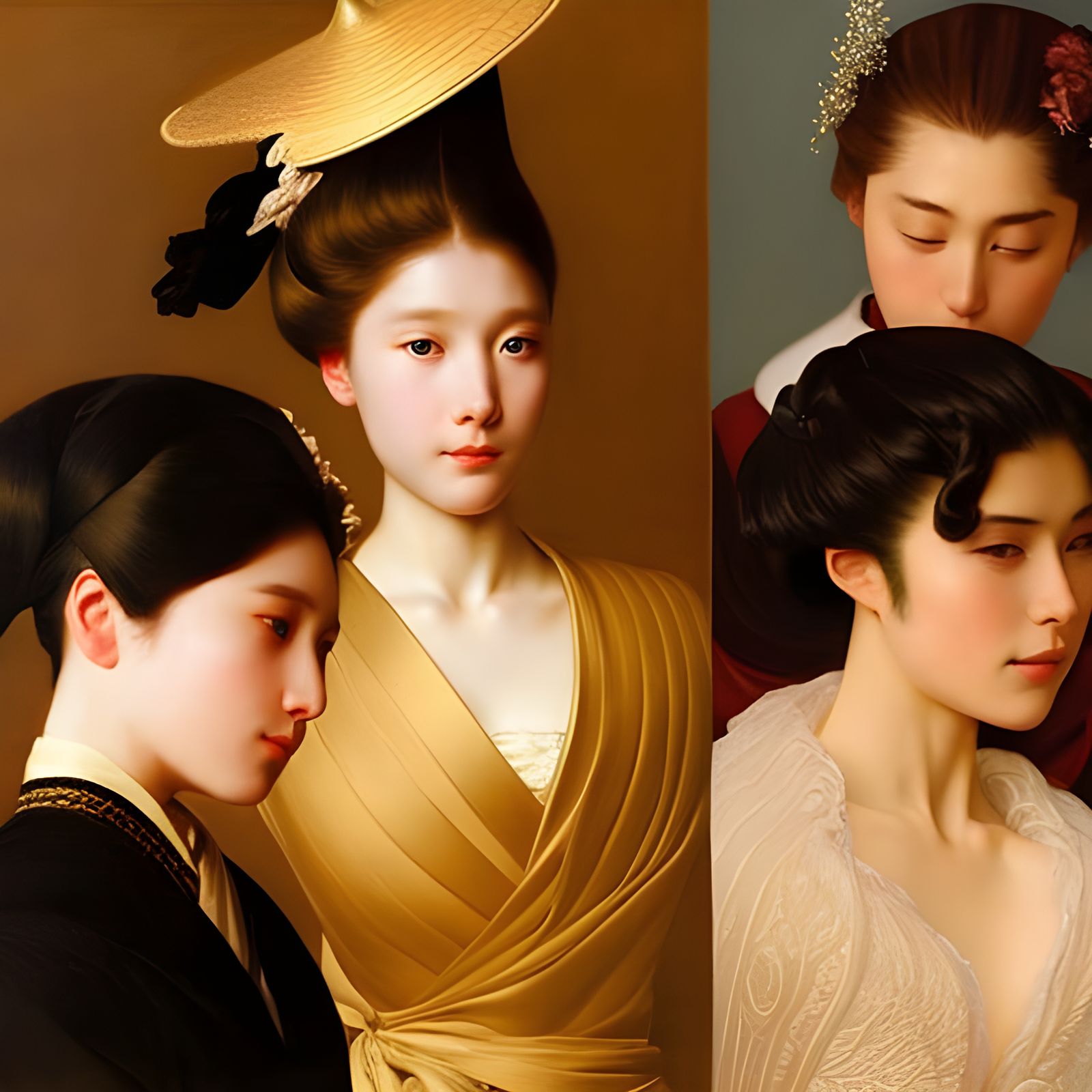 Hyperrealistic Portrait in Soft Light, Fine Art Style