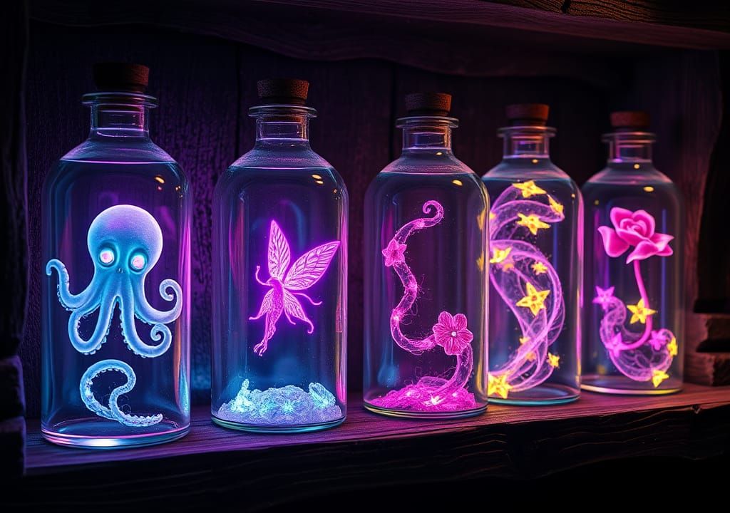 Spirits Trapped in Bottles, Fantasy Horror