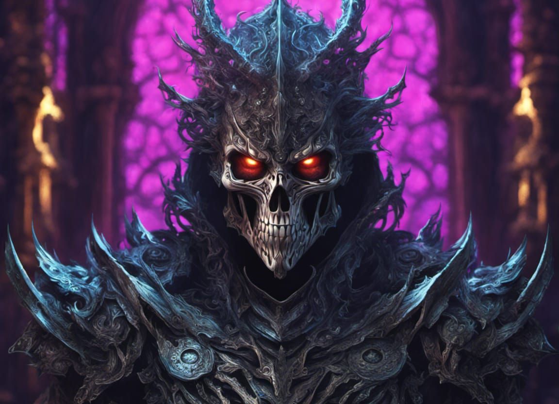 Armored Lich Portrait in Unreal Engine 5