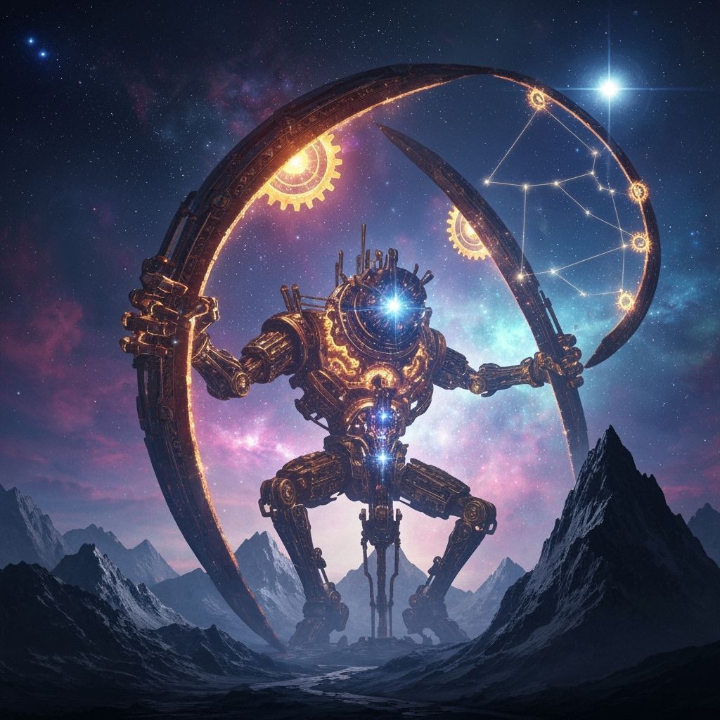 Colossal Automaton Crafting Constellations in Epic Digital A...