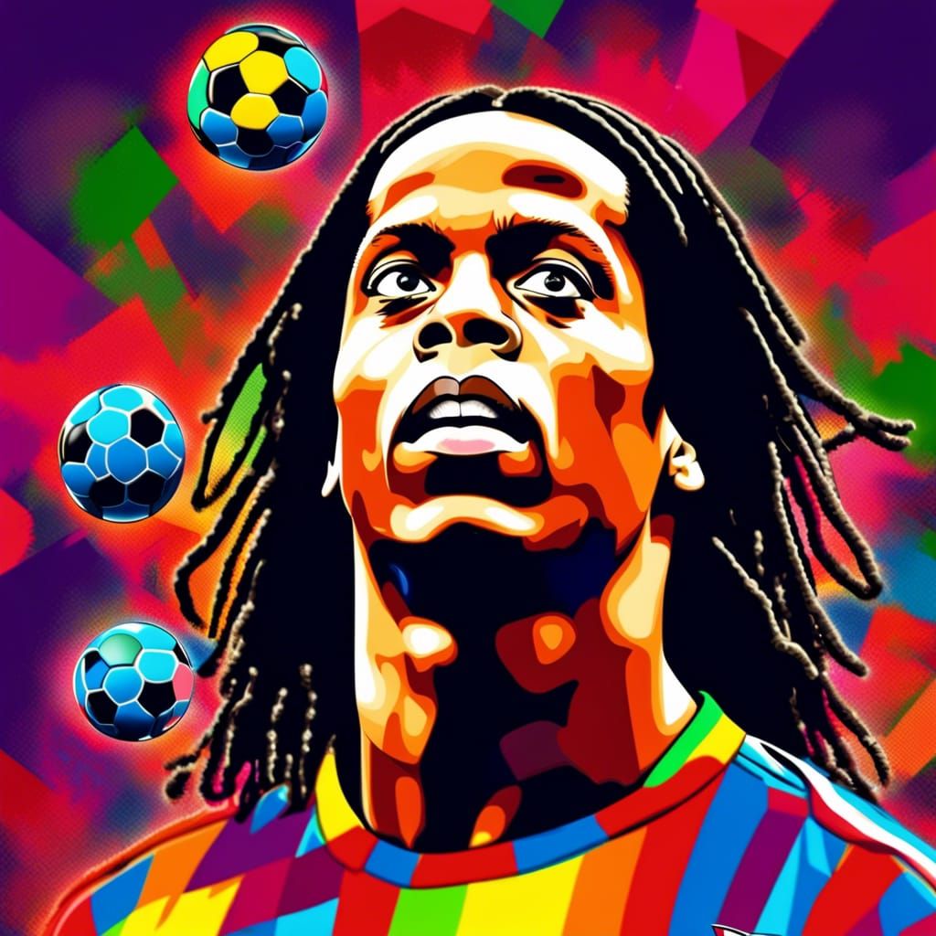 Ronaldinho, the brazilian magician